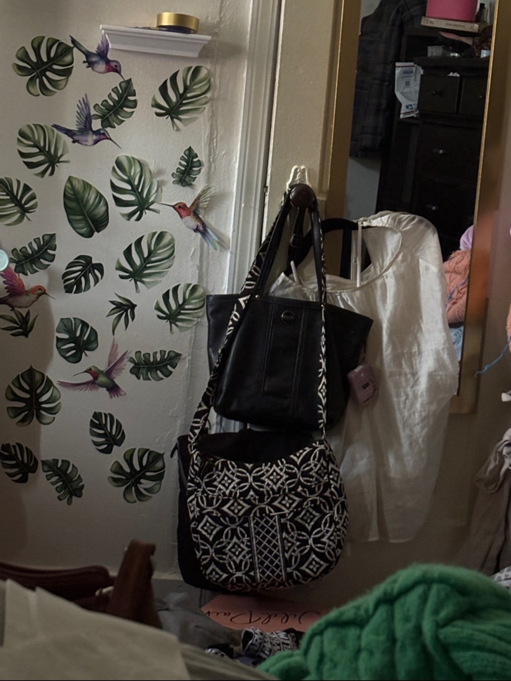 Vera Bradley Black & White Patterned Tote